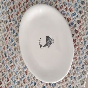 Rae Dunn Chirp plate - Artisan Collection